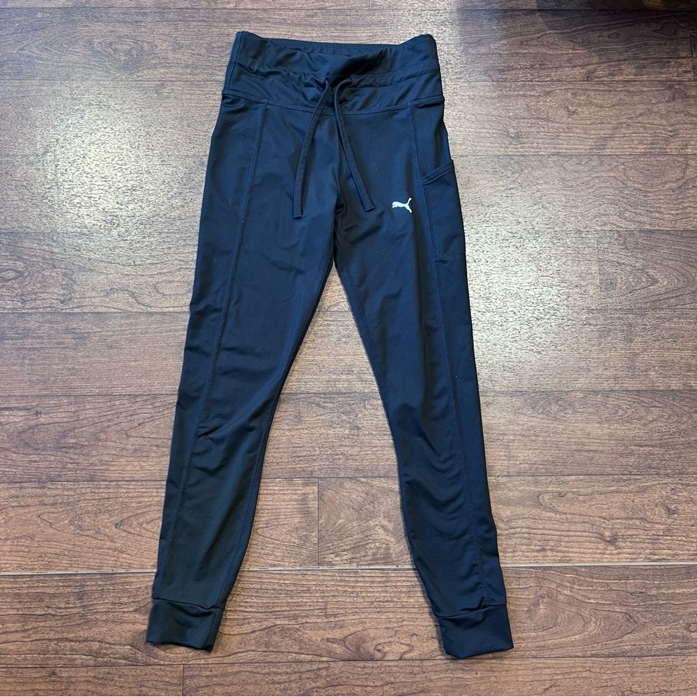 Puma Womens Classic Leggings Joggers High Waisted Black